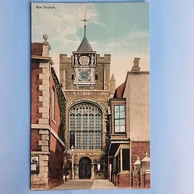 £7.95 • Buy Rye Postcard C1910 Original Parish Church Sussex