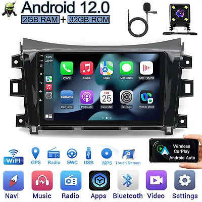 Android For Nissan NAVARA NP300 2015-2018 CarPlay Car Stereo Radio GPS Head Unit • $189.90