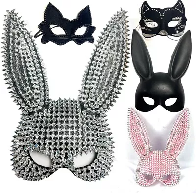 Sexy Halloween Mask Bunny Rabbit Mask Cat Mask Kitty Fancy Dress Roleplay Party • £12.99