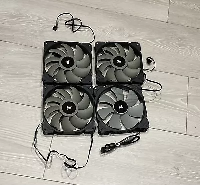 4 X Assorted Corsair 140mm Pc Case Fans • £0.99