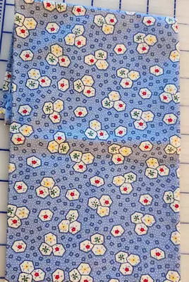 Vintage Reproduction Quilt Fabric Piece  Judy Rothermel Marcus Bro • $2