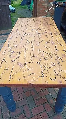 £899 • Buy Beautiful Unique Burnt Wood Dining Table