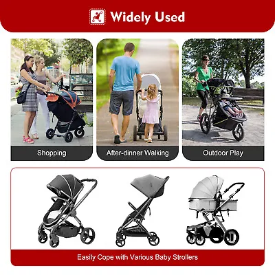 Universal 2 In 1 Stroller Ride Board W/ Detachable Seat Stroller Glider Board • $32.30