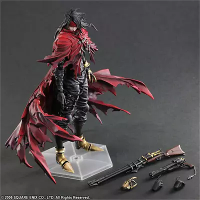 Play Arts Kai Final Fantasy VII Vincent Valentine PVC Action Figure Boxed Gifts • $49.98
