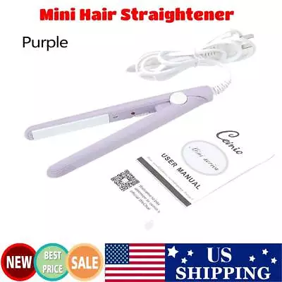 2 In 1Mini Portable Hair Iron Hair Straightener Curler Professional Hair Irons • $9.99