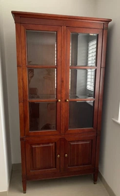 £150 • Buy Laura Ashley Arlington Cherry Wood Display Cabinet