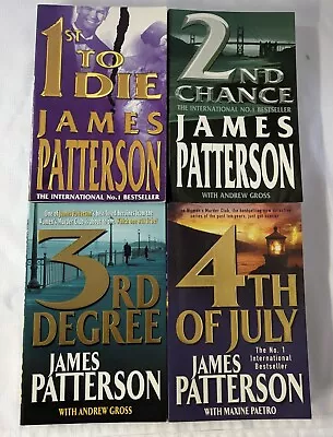 Women's Murder Club - 1st Die 2nd Chance 3rd Degree 4th July James Patterson • $20