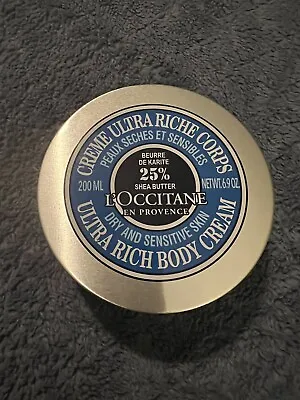 L'Occitane Ultra Rich Body Cream Moisturizing & Smoothing Body Cream 6.9 Oz. • $36