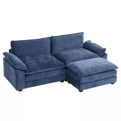 Sectional Sofa Set With Ottoman Couch Living Room Convertible Indoor Modular • $429.95