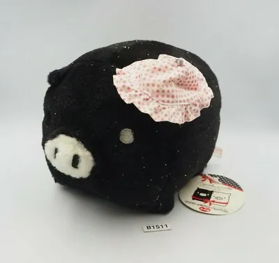 Monokuro Boo Black Pig B1511 San-x Glitter Plush 7  TAG Toy Doll Japan • $14.29