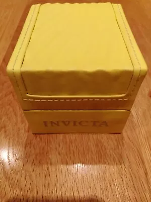 Yellow INVICTA Watch Box Medium (new) • £24.99