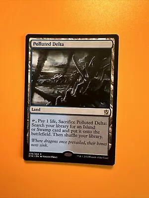 MTG Polluted Delta Khans Of Tarkir 239/269 Regular Rare • $27