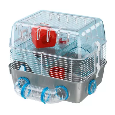 Small Hamster Cage COMBI 1 FUN Ferplast Animal Pet Home With Accessories Tubing • £64.99