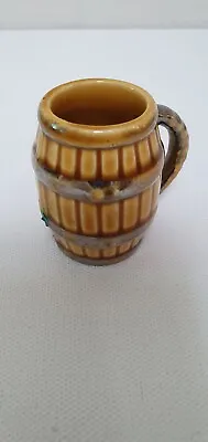 Collectable Miniature Wade Ceramic Beer Barrel Tankard Mug. • £5
