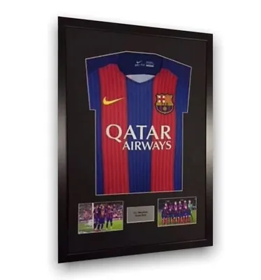 £46.95 • Buy Frame Display Kit For Sport Shirt Football *FREE PERSONALISED METAL PLAQUE  Ctl