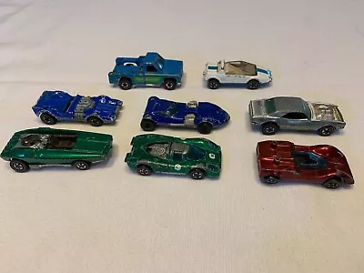 Hot Wheels Redline Lot Of 8 Vintage Cars Heavy Chevy Camaro Porsche 917 Twinmill • $17.50