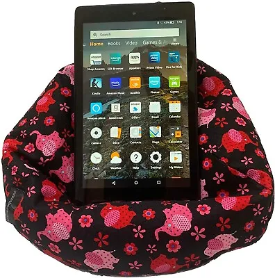 MyCushy Tablet Stand Holder IPad IPhones Samsung Books Elephants Cushion Pillow  • £14.99
