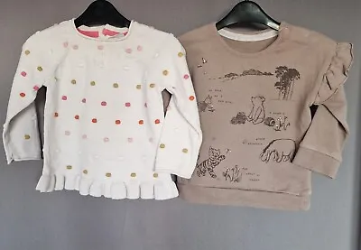 Baby Girls T-shirts Long-sleeve Age 9-12mths.Perfect  Condition.💖 • £5.99