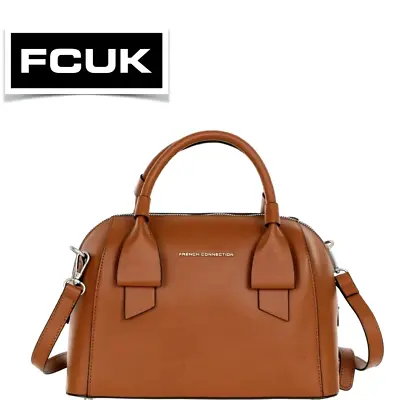 FCUK Tan Grab Bag/Handbag ... Authentic Bags By BagaholiX (A254) • £44.99