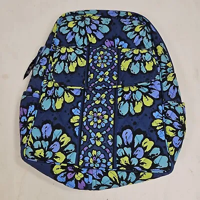 Vera Bradley Blue Floral Backpack. Zipper Closure. Skinny Straps.  • $26.23