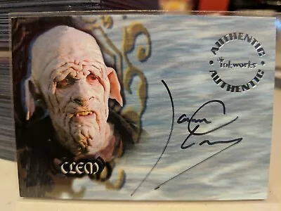 Buffy The Vampire Slayer Season 6 James C. Leary Autograph Card A34 As Clem NM  • $34.95