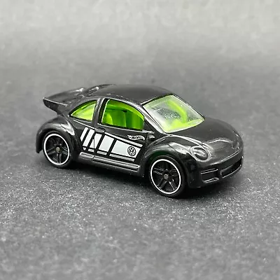 Hot Wheels Volkswagen VW Beetle Cup Bug Car Vehicle Black Diecast 1/64 Scale • $8.99