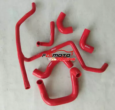 RED For BMW 3 E30 M20 320i/325i 1988-1993 NON-A/C Silicone Radiator Hose Kit • $75