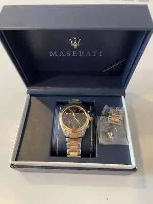 Maserati Watch Maseratitraguardo R8873612003 Quartz MEN Wristwatch Used In Japan • $151.02