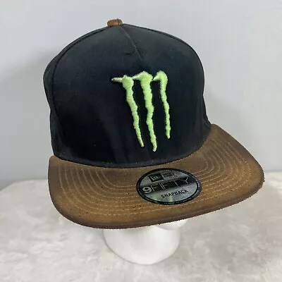 Hat Cap Monster Energy New Era Athlete Only Black Brown • $22.95