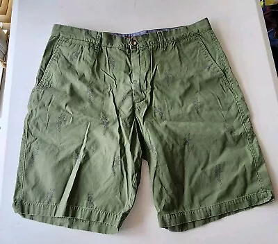 Merona 36 Green With Parrot Print Flat Men Shorts • $3
