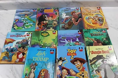 Lot Of 11 Disney Wonderful World Of Reading Books Hardcover Vintage Tarzan Mulan • $19.98