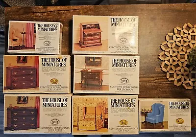 The House Of Miniatures Dollhouse Furniture Lot Of 7 • $50