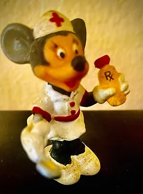 Minnie Mouse Nurse Figurine. PVC No Cracks Or Damage. 2  X 1 . • $9