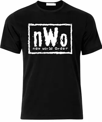 New World Order T-Shirt NWo Logo WCW Professional Wrestling T Shirt Tee • $13.95
