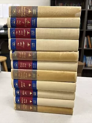 Zane Grey Walter Black  Collection 11 Book Set Lot Hard Cover Good Condition • $5