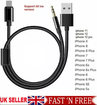 £6.99 • Buy Bmw & Mini IPod IPhone 6 7 8 X XS XR Interface Audio USB Cable Lead AUX Adapter