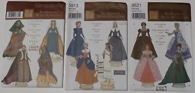 Lot Of 3 Simplicity Museum Collection Patterns Barbie Doll Clothes FF Uncut • $15.99