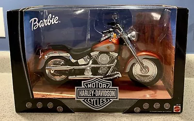 Vintage 1999 Barbie Harley Davidson Fat Boy Motorcycle #26132 New In Box • $70