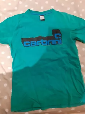 Carbrini Green T Shirt 14-15 Yrs. • £2.50