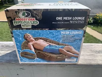 Mossy Oak Break Up Infinity Mesh Lounge Pool Float - NEW 59x37x12 Camo • $29.99