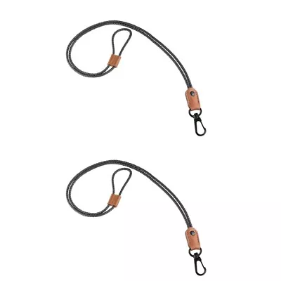  2 Pcs Lanyard Microfiber Student Neck Hanging Key Chain For Keys • £13.95