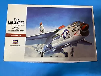 Hasegawa 1/48 Scale F-8J Crusader Aircraft Plastic Model 07226 • $38