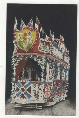 £3.34 • Buy Decorated Tram Royal Visit To Leeds Jul 1908 W&T Gaines Postcard Yorkshire 476c