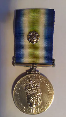 South Atlantic Medal With Rosette 1982. HMS Invincible. Original Box • £1000