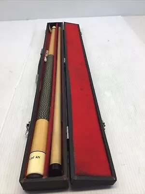 Vintage 58  LISHAN Billiard Pool Cue Includes Case 18.2 Oz • $139.95