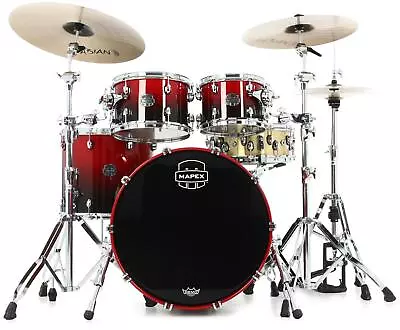 Mapex Saturn 4-piece Rock Shell Pack - Scarlet Fade • $1599