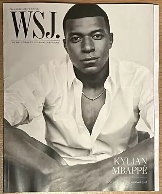 WSJ WALL STREET JOURNAL MAGAZINE FALL 2022 MEN's STYLE KYLIAN MBAPPE' COVER #138 • $8.69