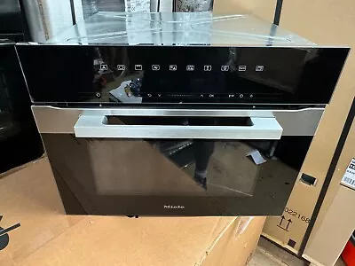 Unused New Miele H 7240 BM Combi Microwave Oven Built In Appliance Clean Steel • £1250