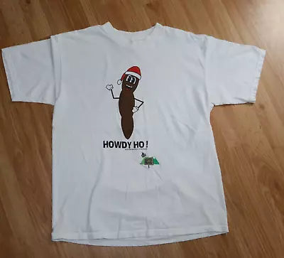 Vintage 1998 Mr Hankey The Christmas Poo Howdy Ho T Shirt South Park Size Large • $45