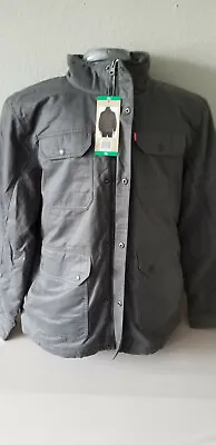$64.99 • Buy LEVI STRAUSS Men Full Zip Heavy Weight Fleece Insulated Jacket Coat  - XLGray